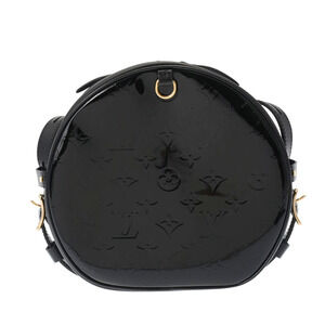 Louis Vuitton Vernis Boite Chapeau Souple Noir Black Monogram Shoulder Bag